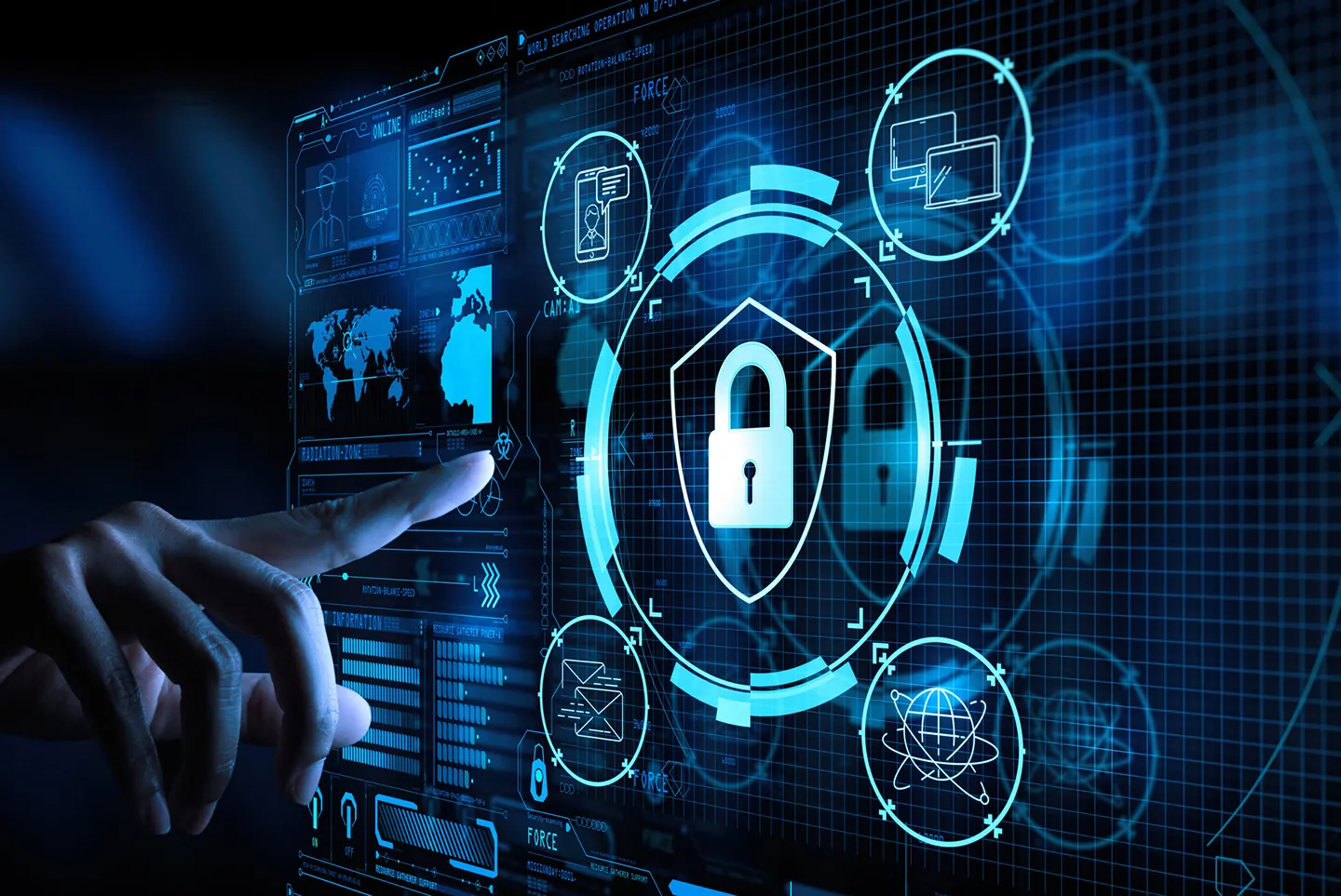 Biểu tượng bảo mật và quyền riêng tư.